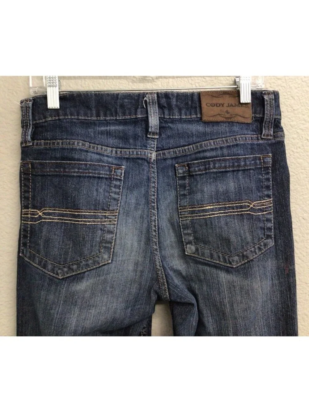 Cody James Mens Straight Leg Stretch Denim Jeans Size 31 X 36 Flaw